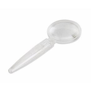 Acrylic hand magnifier d45 mm. clear handle - 3 stk.