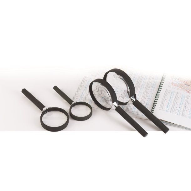 Magnifier with slip free handle D=90/23.5 mm. - 3 stk.