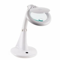 Table magnifier with 60 LEDs