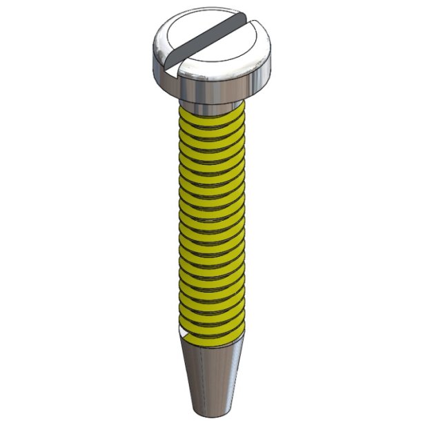 Tap'n Lok skruer - 25 stk  1.8mm|9.60mm|2,5|Slv