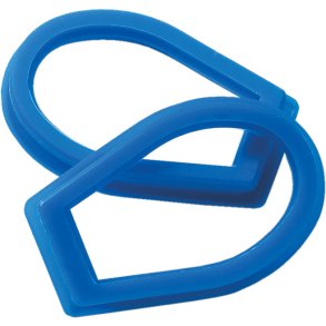 Cups til svmmebrille silicone - barn - 1 par Bl