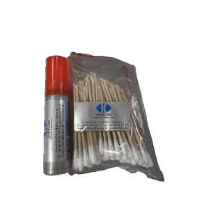 Rensekit til rens af linser og spejle p optisk udstyr. m. fnugfri vatpinde og antistatisk vske