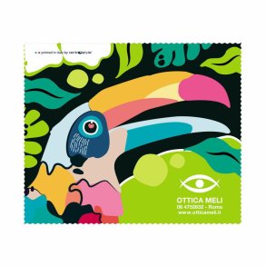 MICROFIBRA 15X18 ANIMALI TUCANO DG PR.INT. PERSONALIZZATA
