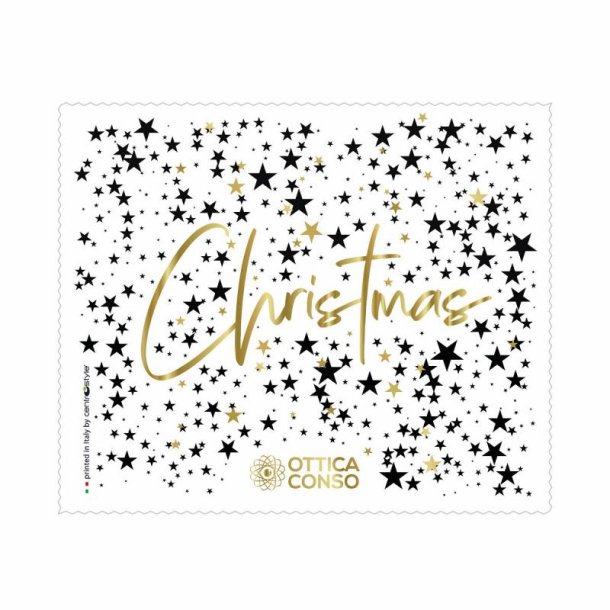 Christmas Stars digital printed microfibre cloths 15x18 cm