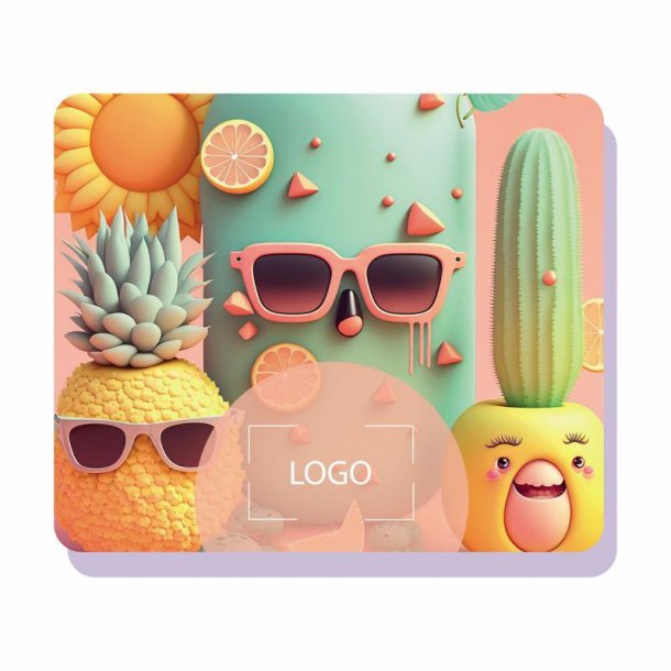 AI CARTOON CACTUS  MICROFIBRA15X18 LIGHT VIOLET