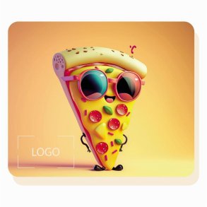 AI FUNNY FOODS PIZZA 15X18 IVORY