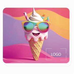 AI FUNNY FOODS ICE CREAM 15X18 WHITE