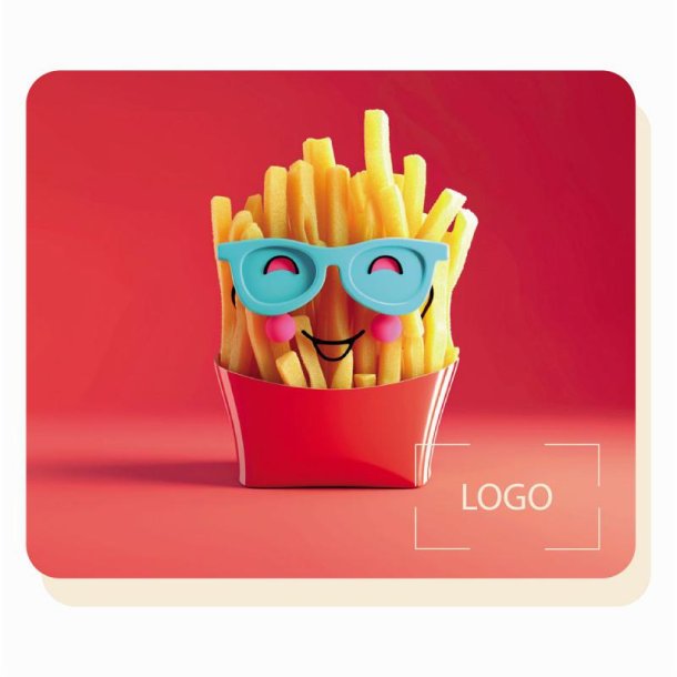 AI FUNNY FOODS FRENCH FRIES 15X18 IVORY