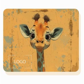 AI HAND DRAW ANIMAL GIRAFFA 15X18 IVORY