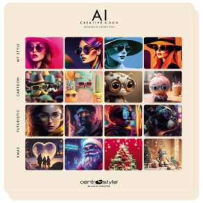 AI CREATIVE BOOK COLLECTION  MICROFIBRA 30X30 IVORY