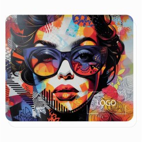 AI STREET ART COLORED WOMAN 15X18 LIGHT WHITE