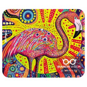 BE POP Flamingo 15x18 Microfibre cloth with digital printing