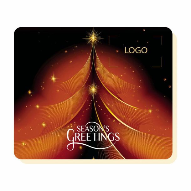 XMAS GOLD TREE  MICROFIBRA 15X18 CM