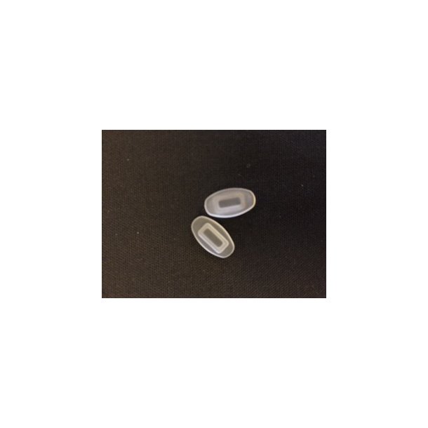 Sidesteg oval 13mm m. rektangulr tryk - 50 stk.