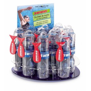 Display for 12 Swimmi swimminggoggles