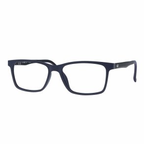 Matt blue 53 16-145 Ultem frame with grey magnetic clip-on