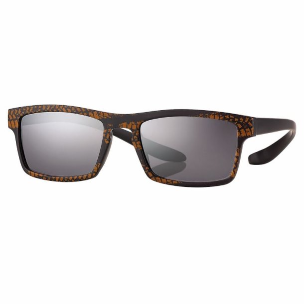 Matt black sunglasses SCREECH5-10y.polar.red mirror lenses