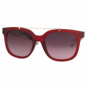 Matt burgundy/crystal/gold sunglasses 53polar.red grad.lens.