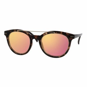 Shiny black/silver sunglasseses s.50 polariz.browngold lens