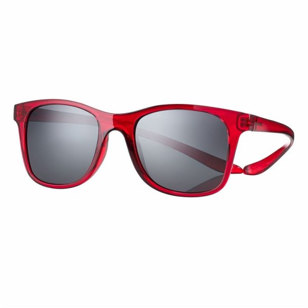 Shiny clear red sunglasses s.52 polar.flash mirror lens