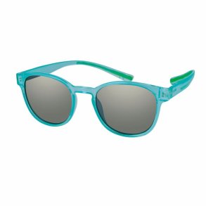 Shiny transp.blue/green sungl. s48 polar.flash mirror lenses