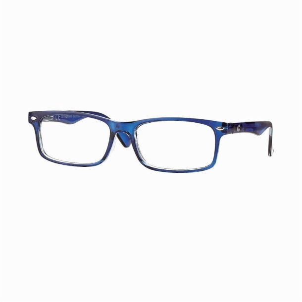 Set 5 plastic blue brillant crystal reading glasses