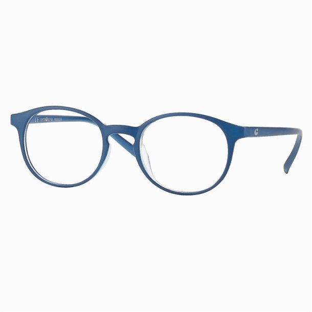 Set of 6 matt blue/crystal plastic readers "special offer"