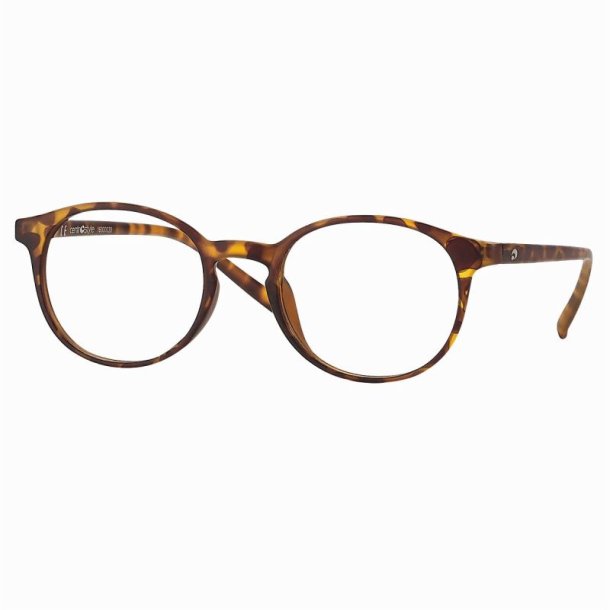 Set 6 matt havana/honey plastic reading glasses