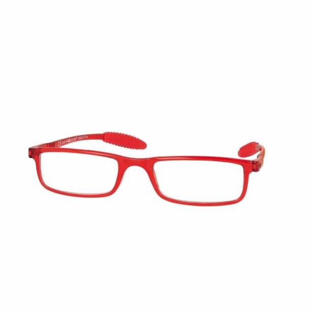 +1.50 shiny red reading glasses blue light 51