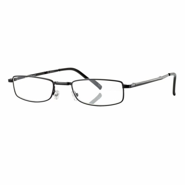 Folding reading glasses blacksize 50 +2.00 + case