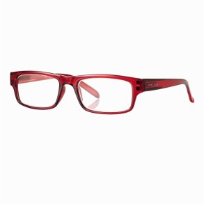 Plastic reading glasses red +2.50 size 52