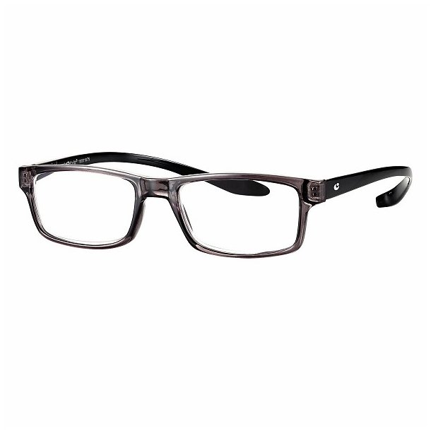 Lsebrille m/Blue Light Filter - Model "Full Eye" +1,00|Sort
