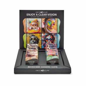 COLORFUL PEOPLE MICROFIBRE COLLECTION 20X20 CM+DISPLAY 50 PZ