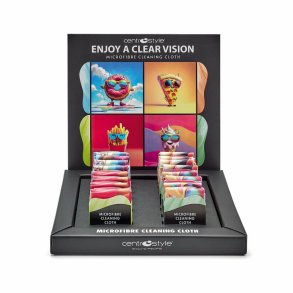 Funny Colour Microfibre Collection 20x20 + Display