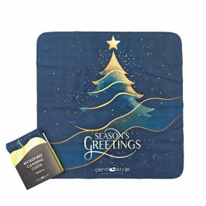 20x20 M3 RECYCLED MICROFIBRE GOLDEN XMAS TREE IN PAPER BAG