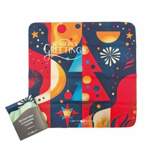 20x20 M3 RECYCLED MICROFIBRE MULTICOLOUR XMAS IN PAPER BAG