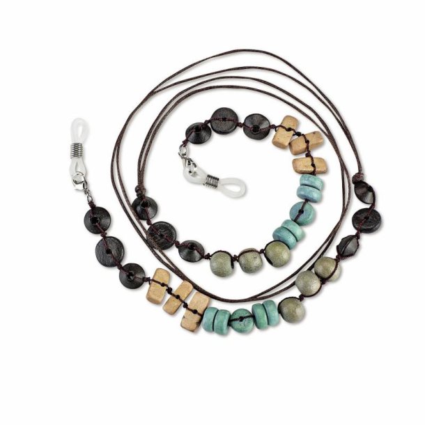 Neyeture wooden beads black/brown/green colour