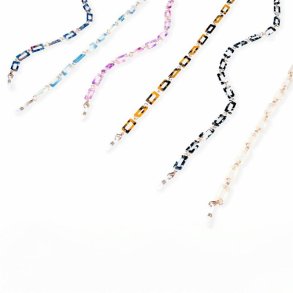 AIRPORT Kit of 6 Plastic Rect. Chains w/Metal elements