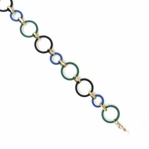 AIRPORT CATENELLA/CIONDOLI MULTICOLOR NERA/VERDE/BLU+AST MIC