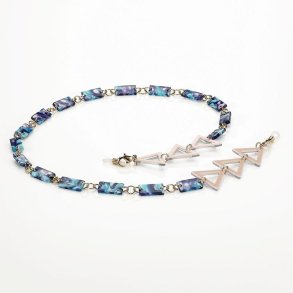 AIRPORT CATANELLA ACETATO TRIANGOLO BLU 1 PX