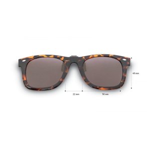 WayCool Flip-Ups - spar 20% Havanna/Brown Lens