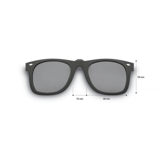 WayCool Flip-Ups - spar 20% Black/Grey Lens