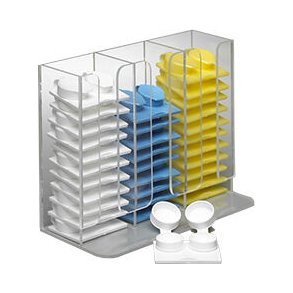 ACRYLIC FLAT CONTACT LENS DISPENSER