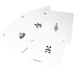 ALLEN PRE-SCHOOL CARDS 4/SET