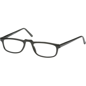 BLACK HALF-EYE READER 2.50D