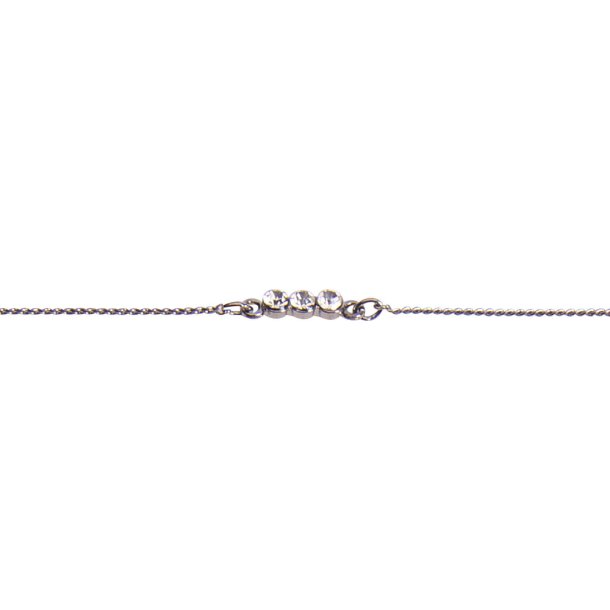 BOUTIQUE THIN PEWT SNAKE W/CRYSTAL STONES