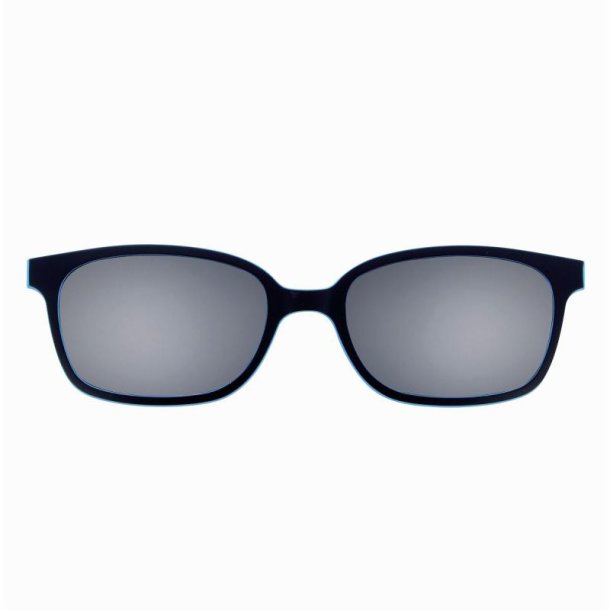 Matt blue/light blue grey polar.47square magn.Sunclip w.case