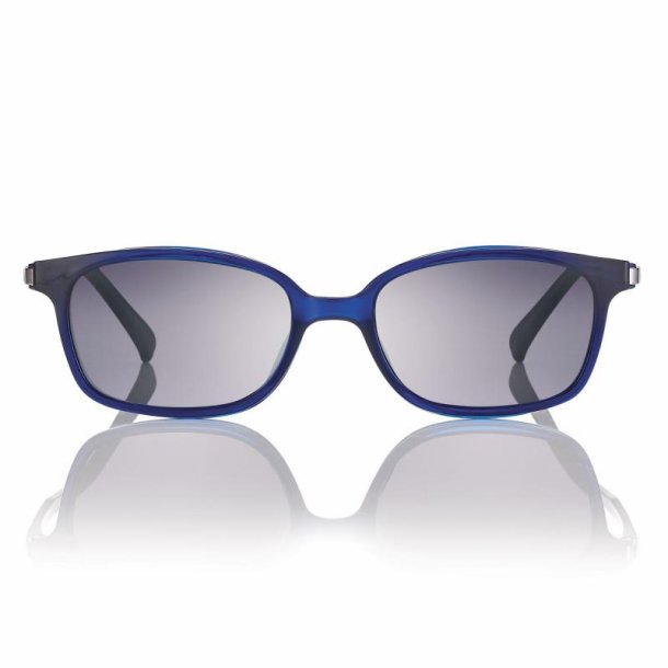 SHINY DK BLUE+SMOKE LENS47 magnetic clip-on with case
