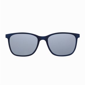 Blue w.grey/silver mirror polar.lenses 53 magnetic Sunclip