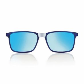 MATTBLUE+ BLUE MIRROR LENS 55MAGN.CLIP-ON FOLDING+W.CASE